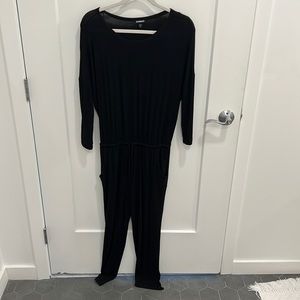 XS black long sleeved jumpsuit from Express